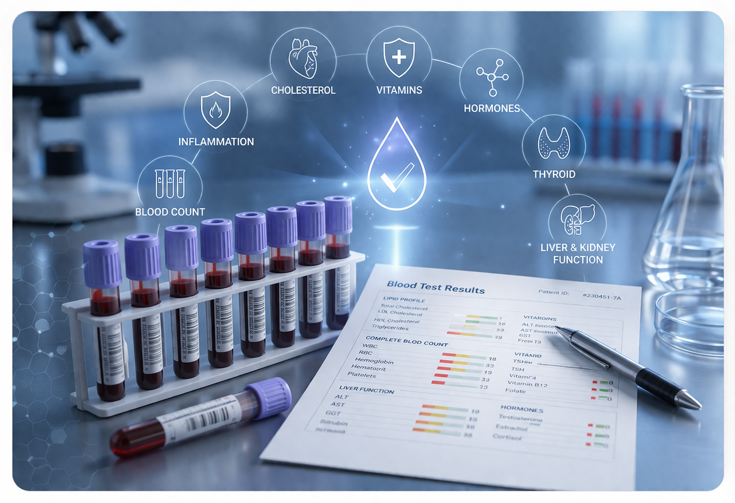Placeholder image for What Can a Blood Test Check For