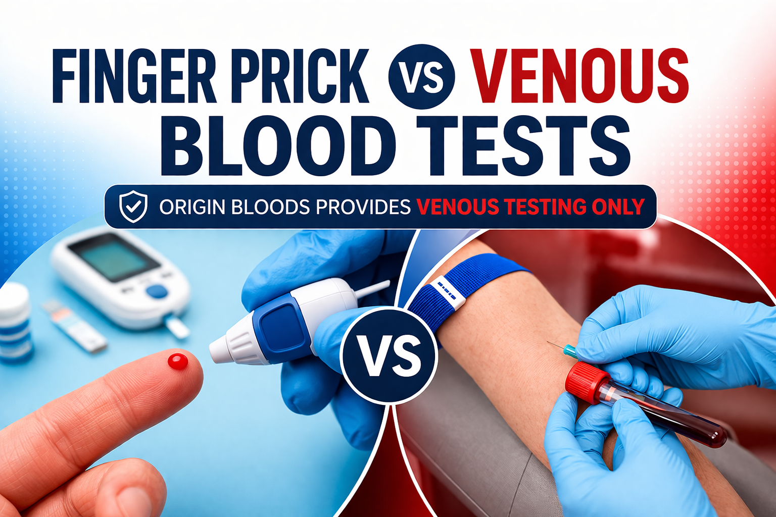 Placeholder image for Finger Prick vs Venous Blood Tests